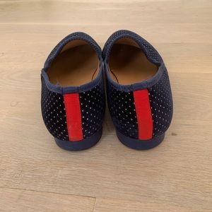 Navy blue del toro slippers size 12
